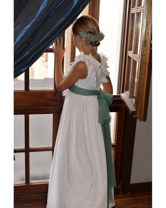 Vestido de comunión Valentina de la marca PETRITAS (lazada no incluida)