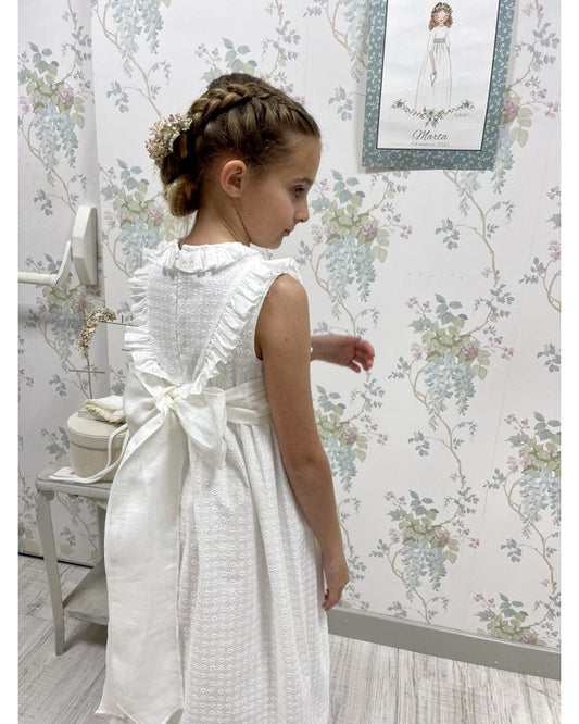 Vestido de comunión RITA FLOR de la marca PETRITAS (lazada no incluida)